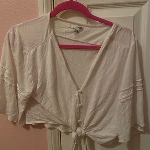 Classic breezy white top